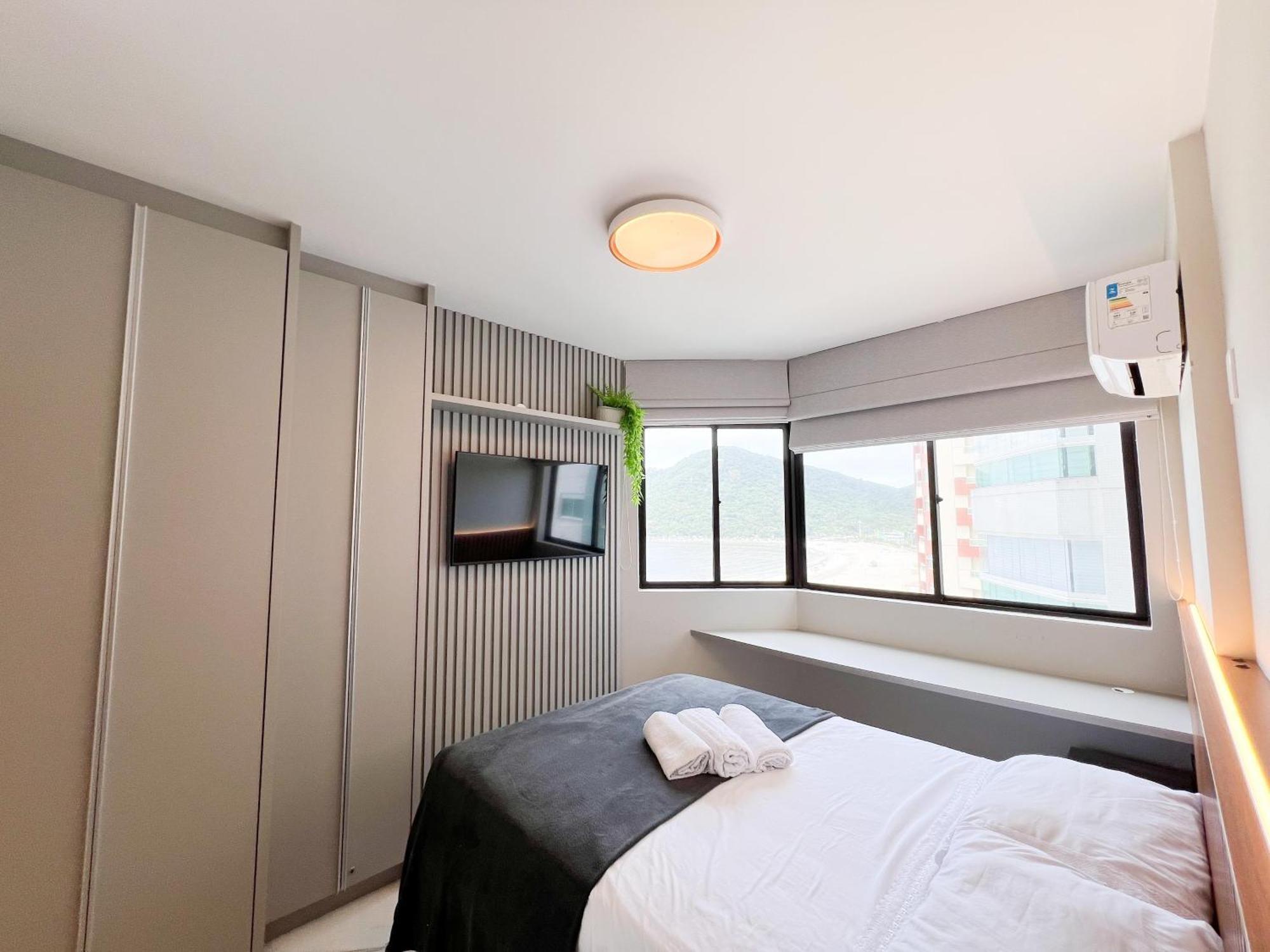 Balneário CamboriúExcelente Ap Pe Na Areia Vista Mar公寓 外观 照片