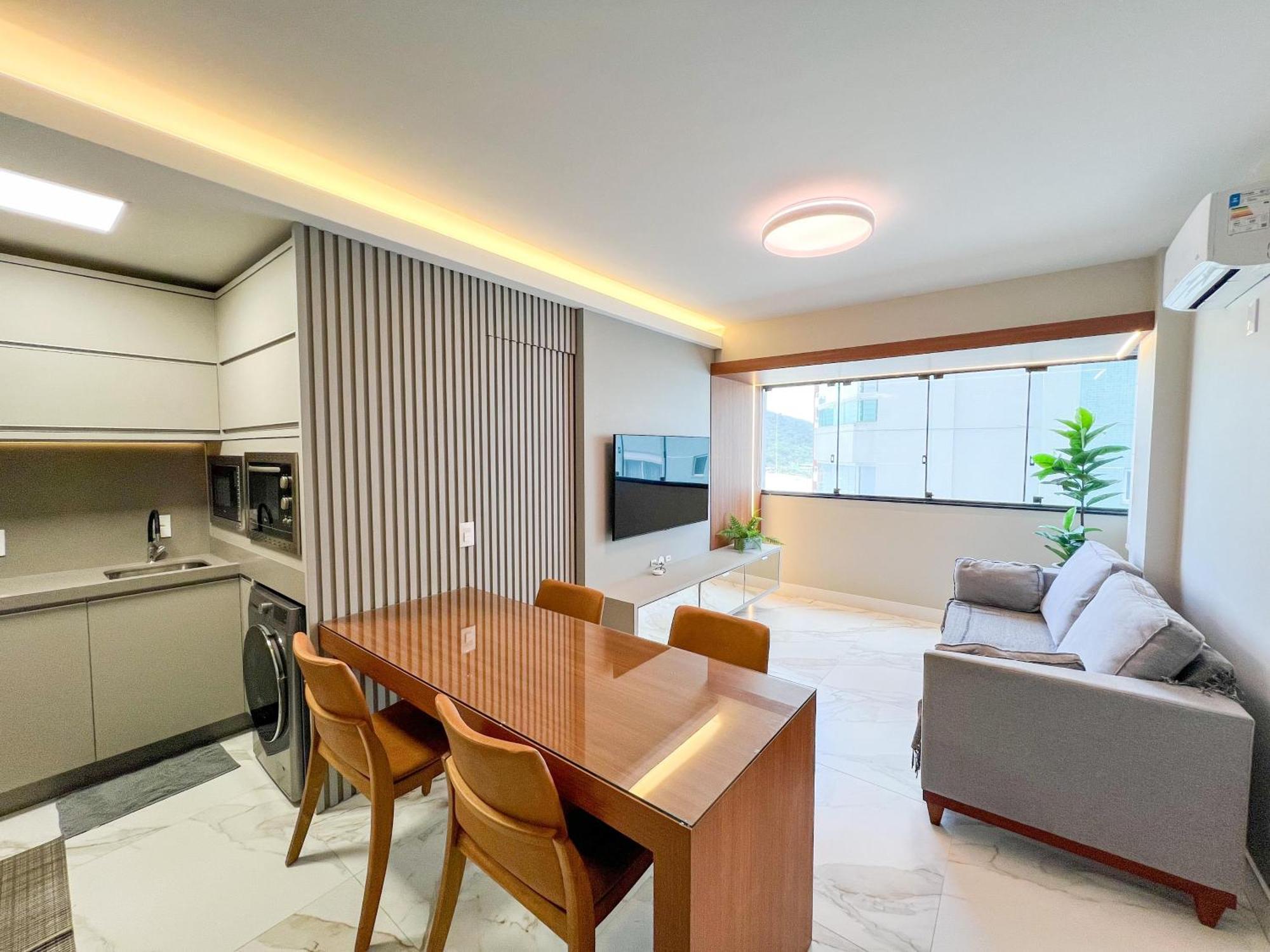Balneário CamboriúExcelente Ap Pe Na Areia Vista Mar公寓 外观 照片